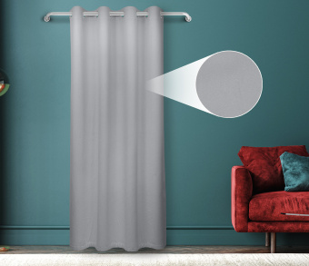 Штора Велюр матовый с креплением Люверсы v12. Фото 1