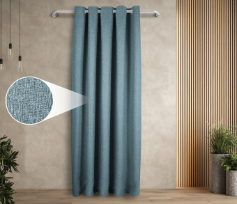 Штора Димаут Рогожка с креплением Люверсы v18. Фото 1