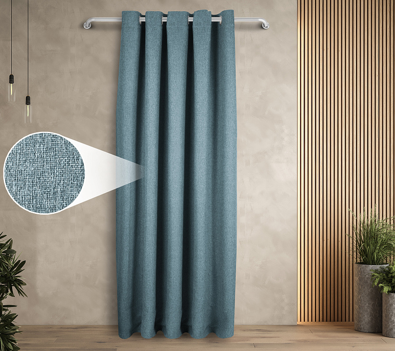 Штора Димаут Рогожка с креплением Люверсы v18. Фото 1