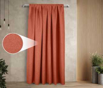 Штора Димаут Рогожка с креплением Кулиса v22. Фото 1