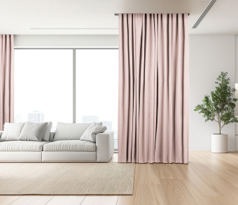 Штора Блэкаут Долли с креплением Кулиса с гребешком v07. Фото 2