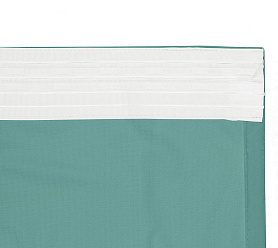 Штора Велюр матовый с креплением Шторная тесьма v14