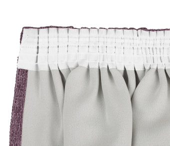 Штора Димаут Рогожка с креплением Шторная тесьма v24. Фото 5