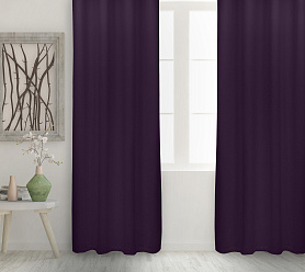 Штора Велюр матовый с креплением Люверсы v27
