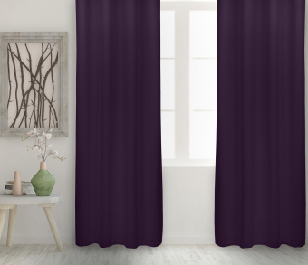 Штора Велюр матовый с креплением Люверсы v27. Фото 2