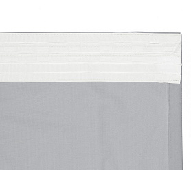 Штора Велюр матовый с креплением Шторная тесьма v12