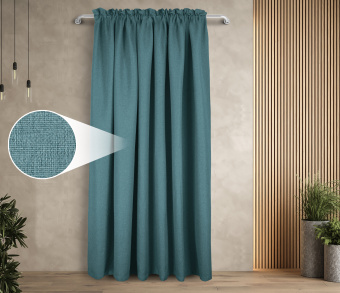 Штора Димаут Рогожка с креплением Кулиса с гребешком v17. Фото 1