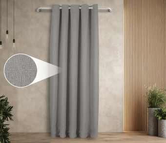 Штора Димаут Рогожка с креплением Люверсы v10. Фото 1