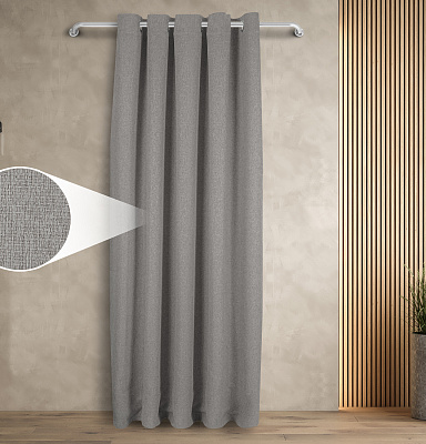 Штора Димаут Рогожка с креплением Люверсы v10 блэкаут