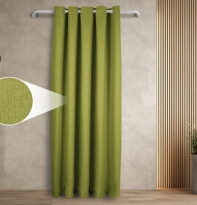 Штора Димаут Рогожка с креплением Люверсы v20 блэкаут