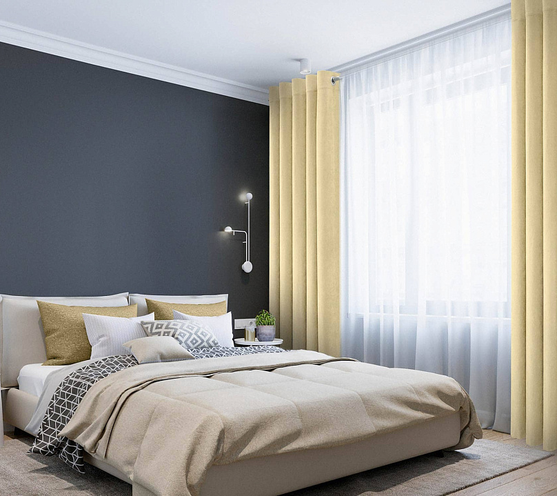 Канвас однотонные v12 с креплением Люверсы. Фото 1