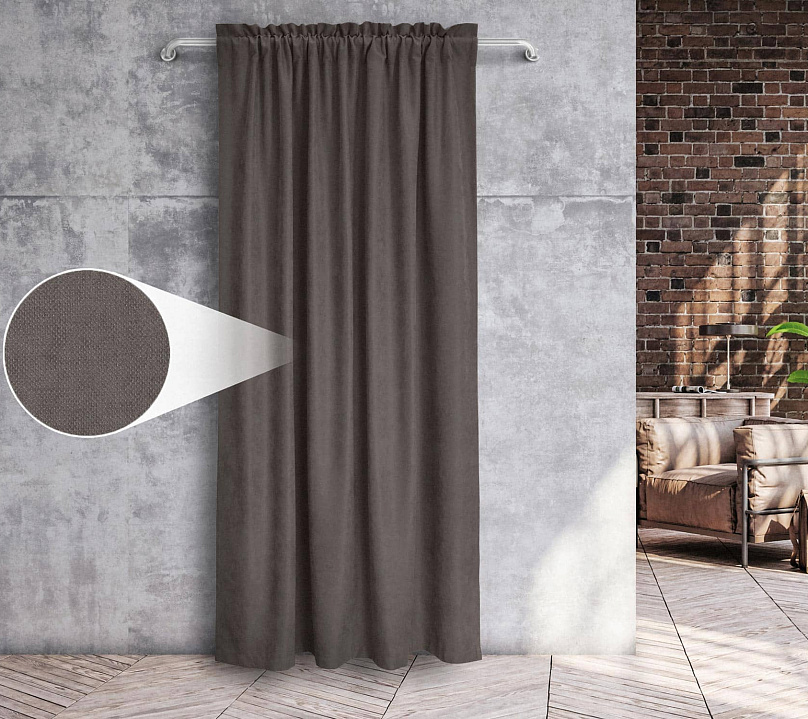 Канвас однотонные v46 с креплением Кулиска с гребешком. Фото 3