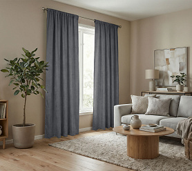 Штора Микровелюр v22 с креплением Кулиса