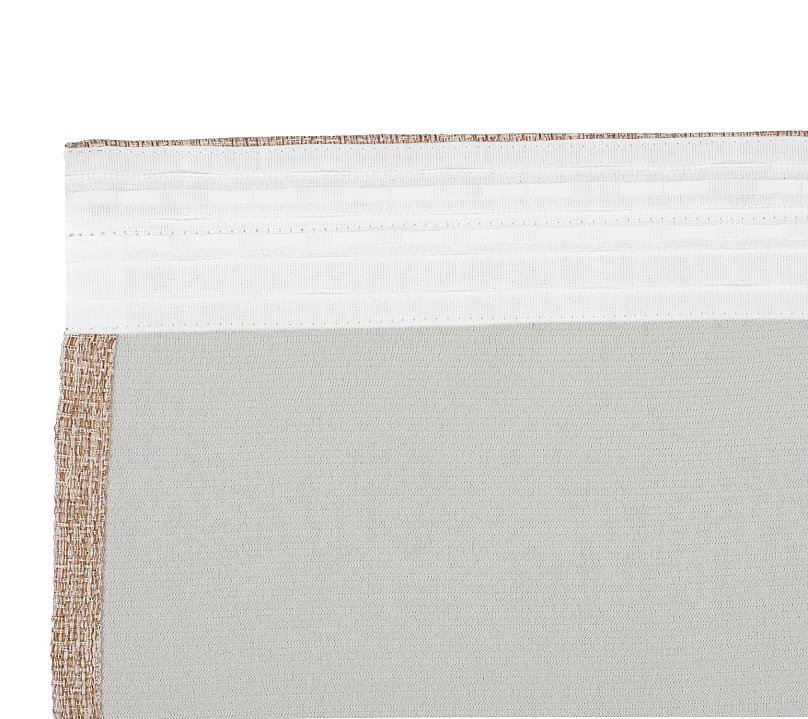 Штора Димаут Рогожка с креплением Шторная тесьма v04. Фото 4