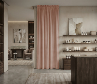 Штора Микровелюр v17 с креплением Кулиса с гребешком. Фото 1