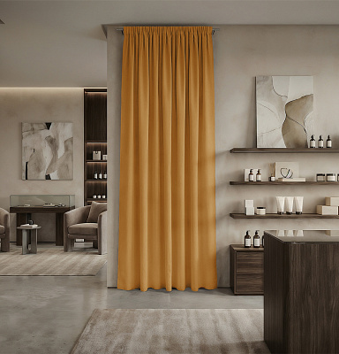 Штора Микровелюр с креплением v11 Шторная тесьма