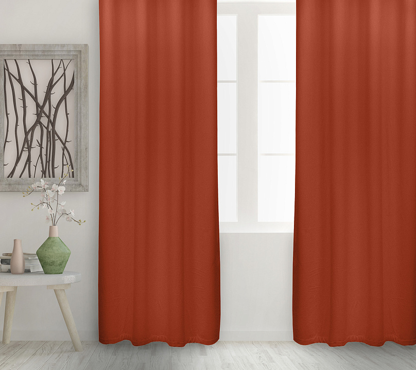 Штора Велюр матовый с креплением Люверсы v23. Фото 2