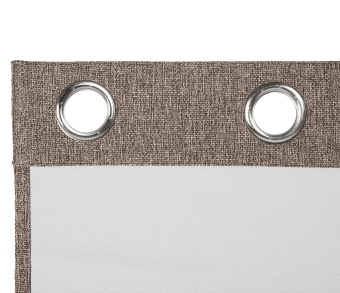 Штора Димаут Рогожка с креплением Люверсы v25. Фото 4