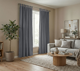 Штора Микровелюр v22 с креплением Петли