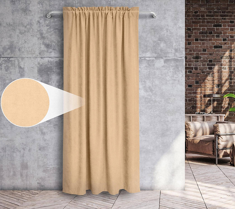 Канвас однотонные v13 с креплением Кулиска с гребешком. Фото 3