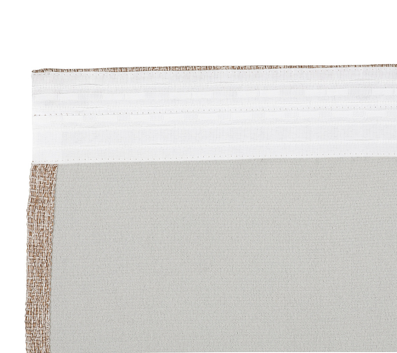 Штора Димаут Рогожка с креплением Шторная тесьма v03. Фото 4