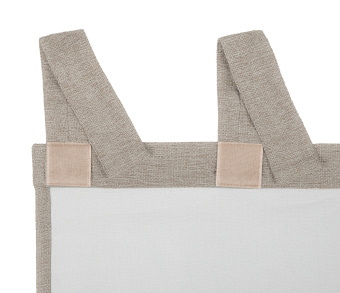 Штора Димаут Рогожка с креплением Петли с липучкой v09. Фото 5