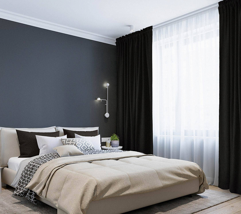 Канвас однотонные v48 с креплением Кулиска с гребешком. Фото 1