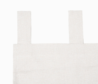 Штора Димаут Рогожка с креплением Петли с липучкой v01. Фото 3