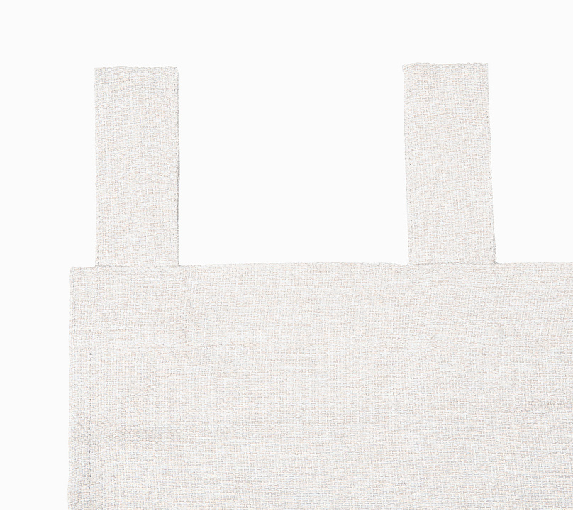 Штора Димаут Рогожка с креплением Петли с липучкой v01. Фото 3