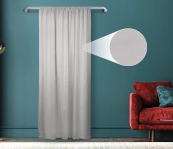 Штора Велюр матовый с креплением Кулиса v10. Фото 1