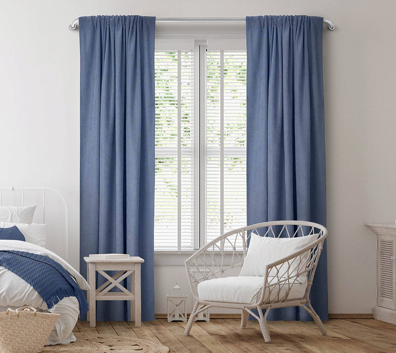 Канвас однотонные v40 с креплением Кулиска. Фото 2