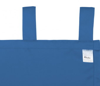 Шторы Премиум синие на петлях без липучек. Фото 7