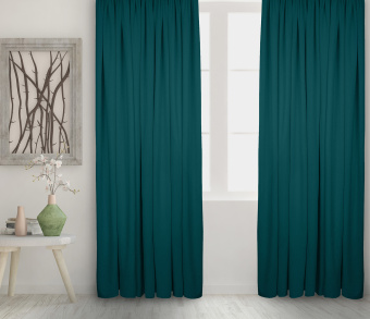 Штора Велюр матовый с креплением Кулиса с гребешком v17. Фото 2