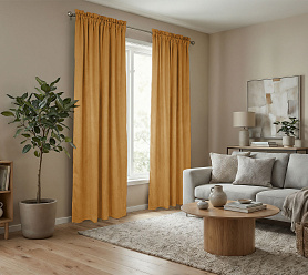 Штора Микровелюр v11 с креплением Кулиса с гребешком