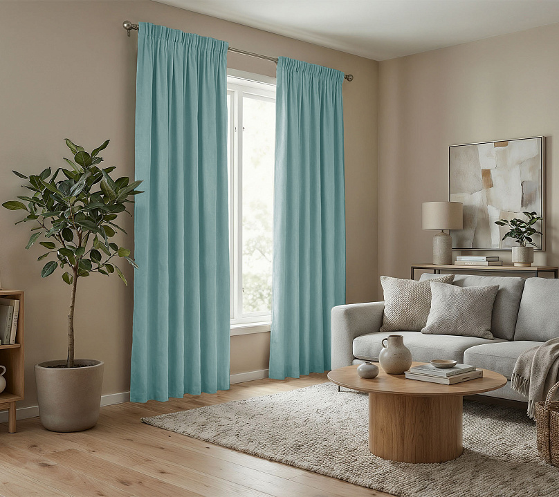 Штора Микровелюр v19 с креплением Шторная тесьма. Фото 2