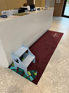 Входной ковер с лого Саксони ТЭП