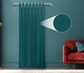 Штора Велюр матовый с креплением Петли с липучкой v17. Фото 1