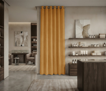 Штора Микровелюр v11 с креплением Люверсы. Фото 1