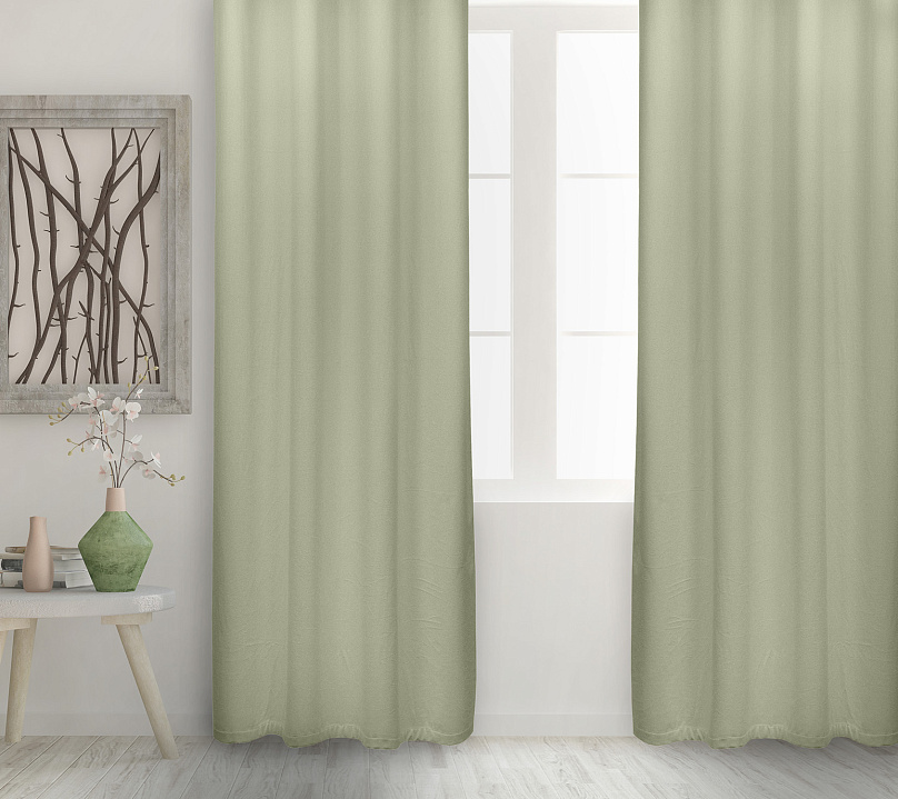 Штора Велюр матовый с креплением Люверсы v13. Фото 2