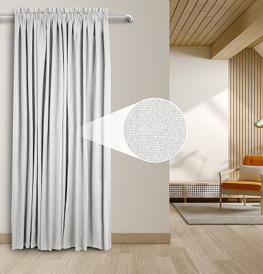 Штора Блэкаут Долли с креплением Кулиса с гребешком v01