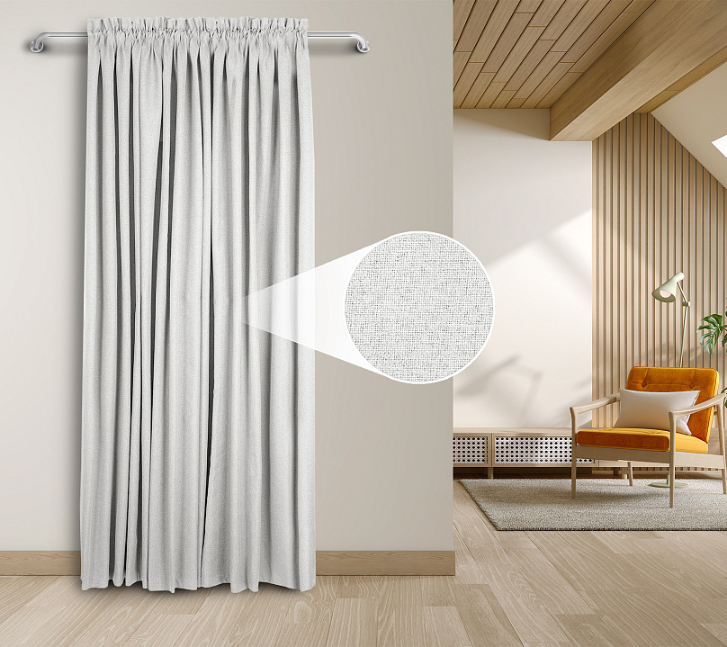 Штора Блэкаут Долли с креплением Кулиса с гребешком v01. Фото 1