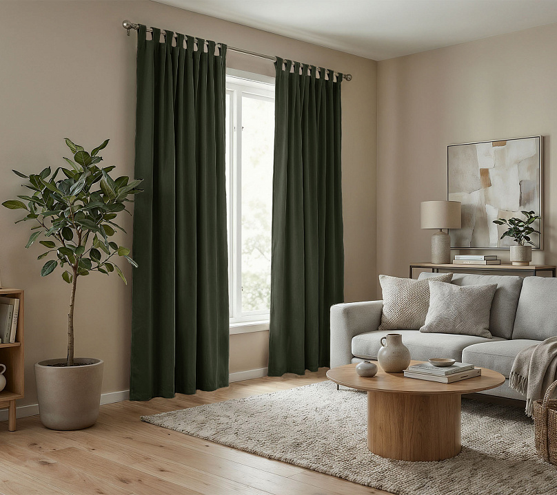 Штора Микровелюр v25 с креплением Петли с липучкой. Фото 2