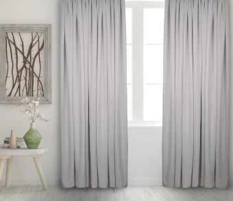 Штора Велюр матовый с креплением Шторная тесьма v10. Фото 2