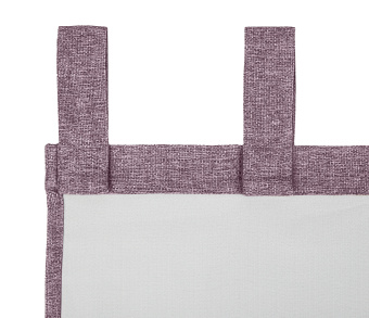 Штора Димаут Рогожка с креплением Петли с липучкой v24. Фото 4