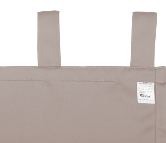 Шторы Премиум бежевые на петлях без липучек. Фото 7