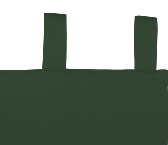 Шторы Премиум темно-зеленые на петлях без липучек. Фото 6