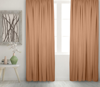 Штора Велюр матовый с креплением Кулиса v04. Фото 2