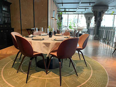 Ковер Саксони для интерьера в ресторан