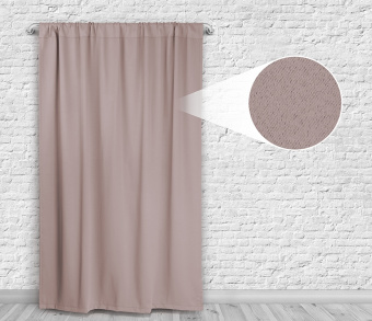 Шторы Премиум персиковые на кулиске. Фото 4