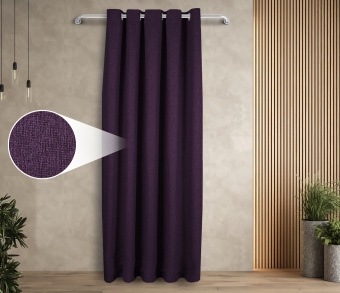 Штора Димаут Рогожка с креплением Люверсы v28. Фото 1